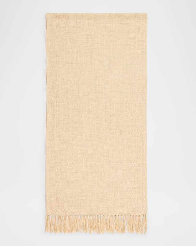 Natte Tweed Fringe Scarf